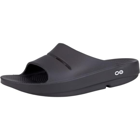 Unisex recovery slide sandals cushioned arch support comfort foam slippers